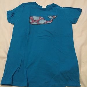 Vineyard Vines blue shell whale T-shirt
